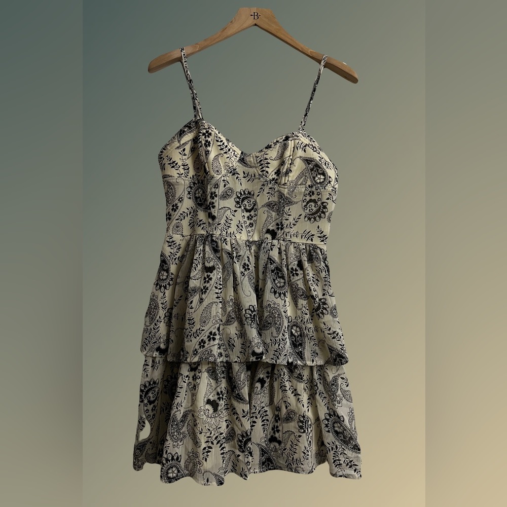 Flirty Paisley Tiered Mini